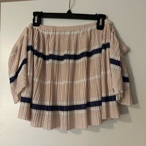 Strapless blouse